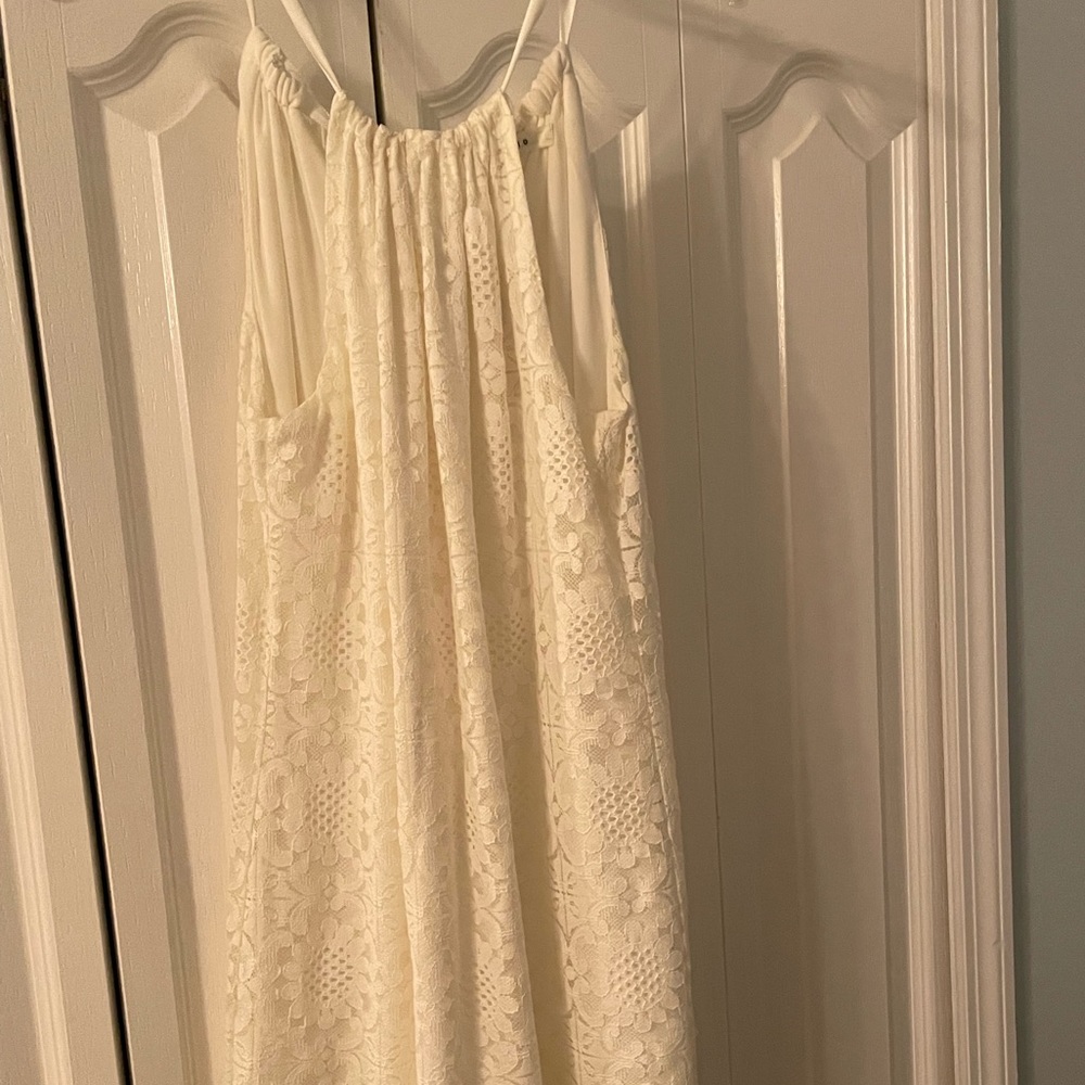 Max Studio White Dress (nwt) Med.